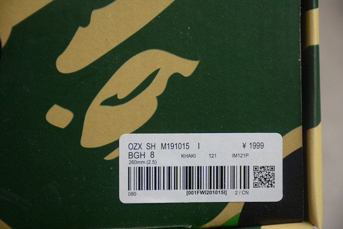 BAPE Shoe